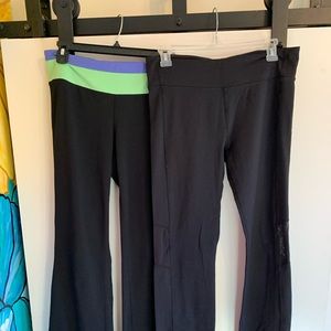 Long Straight leg and Flared yoga pants
